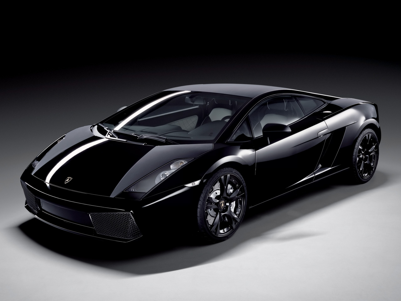 black lamborghini cars