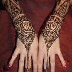 fantasy mehndi design for hands