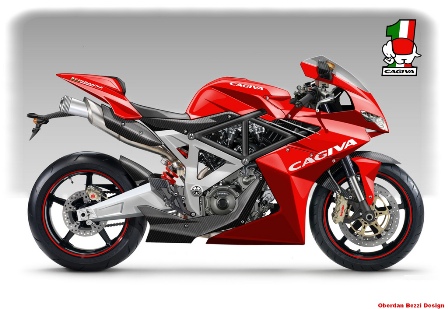 red cagiva bikes