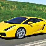 yellow lamborghini cars