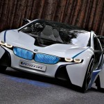 white new bmw cars