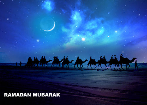 abstract ramadan mubarak