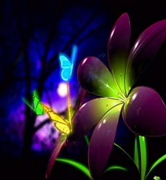 best animated flowers