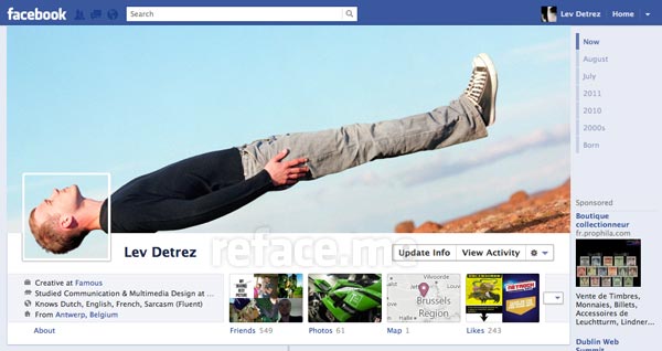 animated facebook timeline cover
