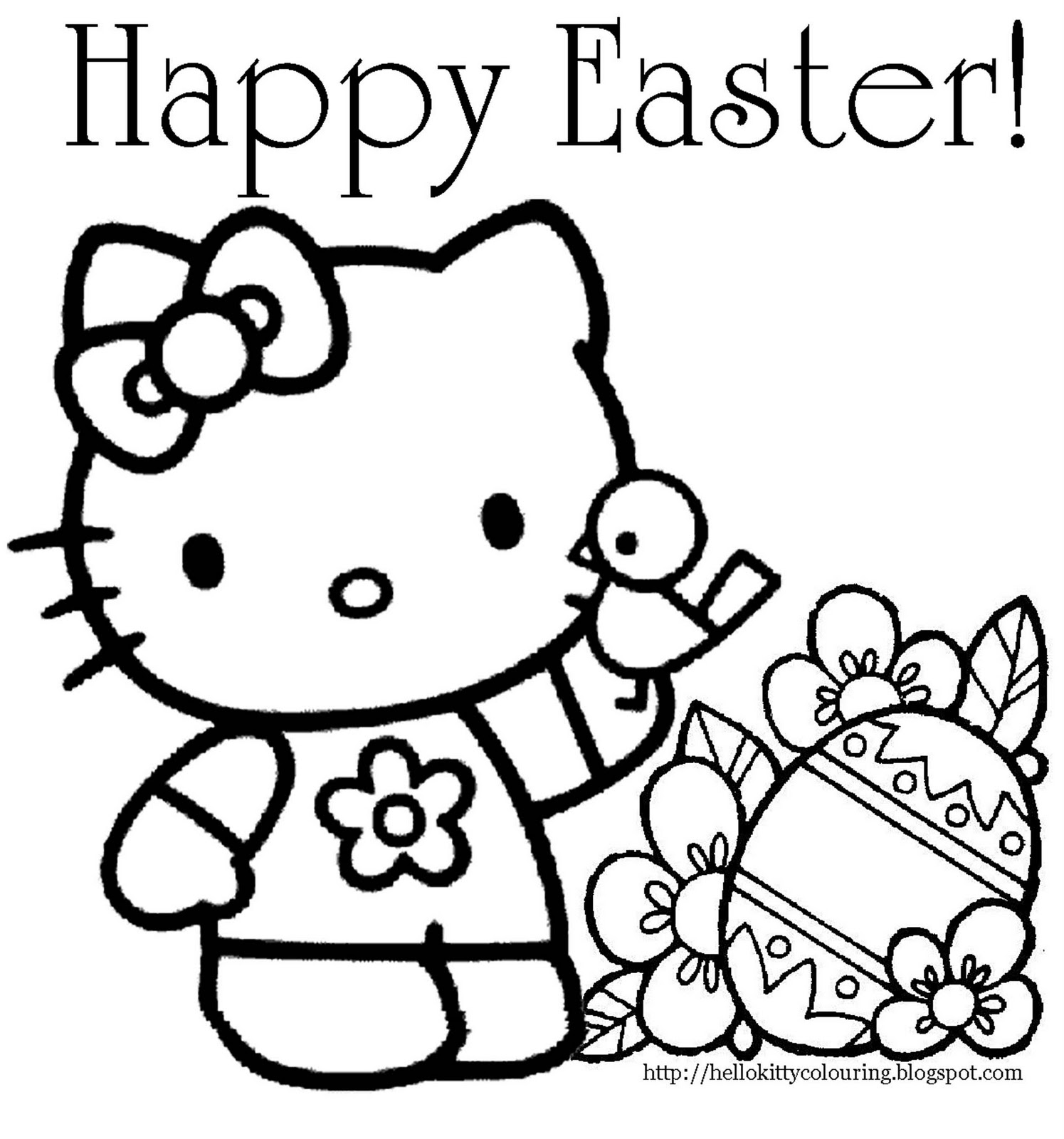 wonderful easter colouring pages