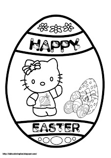 fractal easter colouring pages