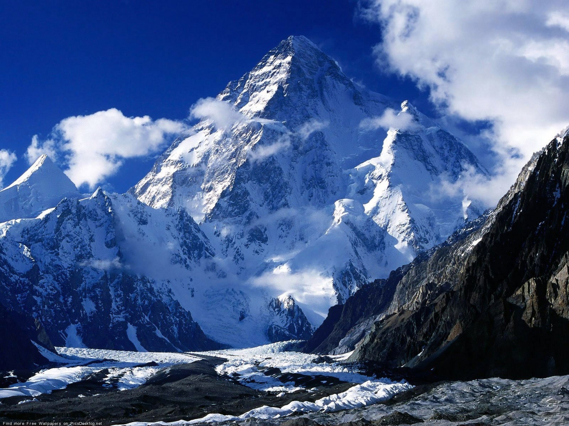 Great Mountains and waterfalls