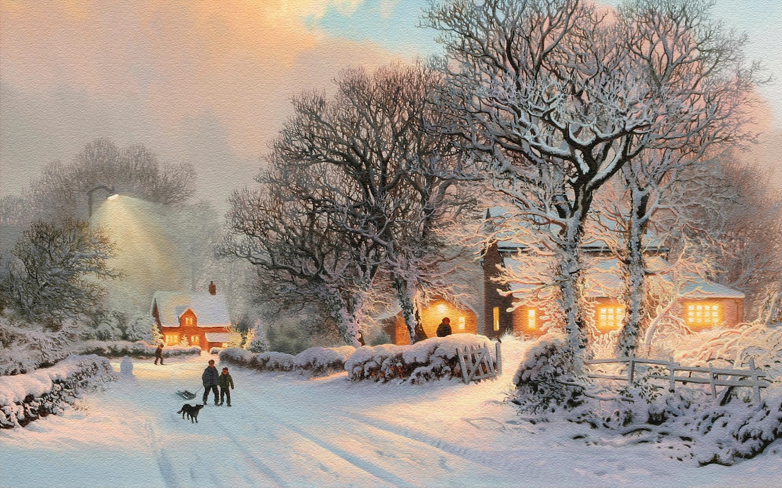 animated winter wallpapers hd
