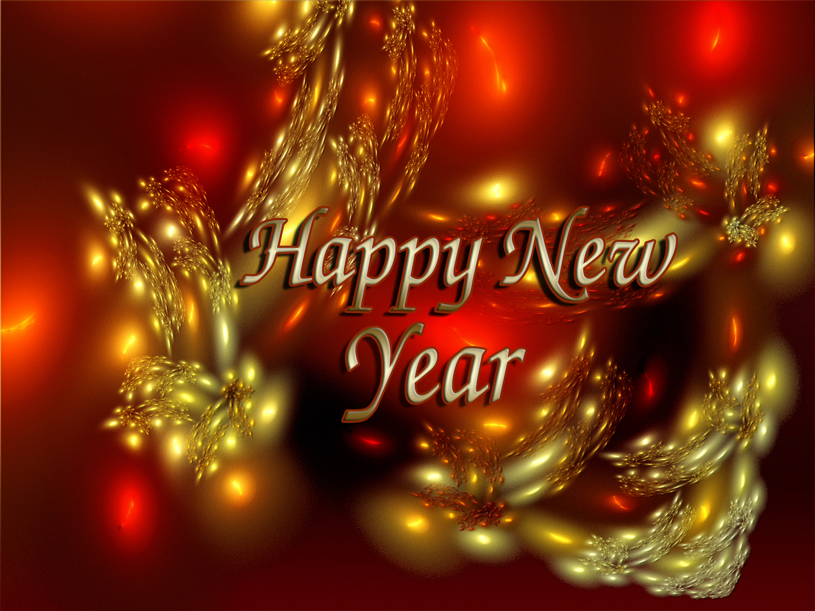 abstract new year wishes wallpapers