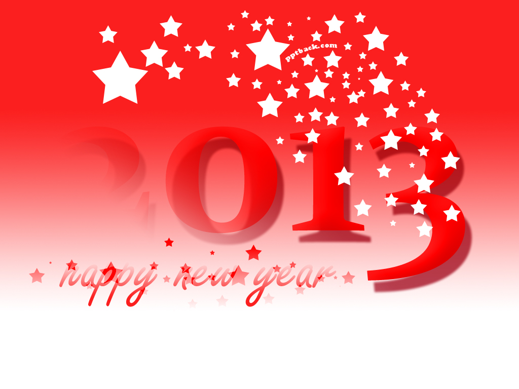 red new year greeting card