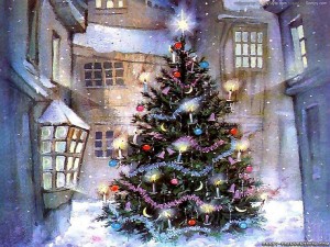 fantastic christmas tree wallpapers background