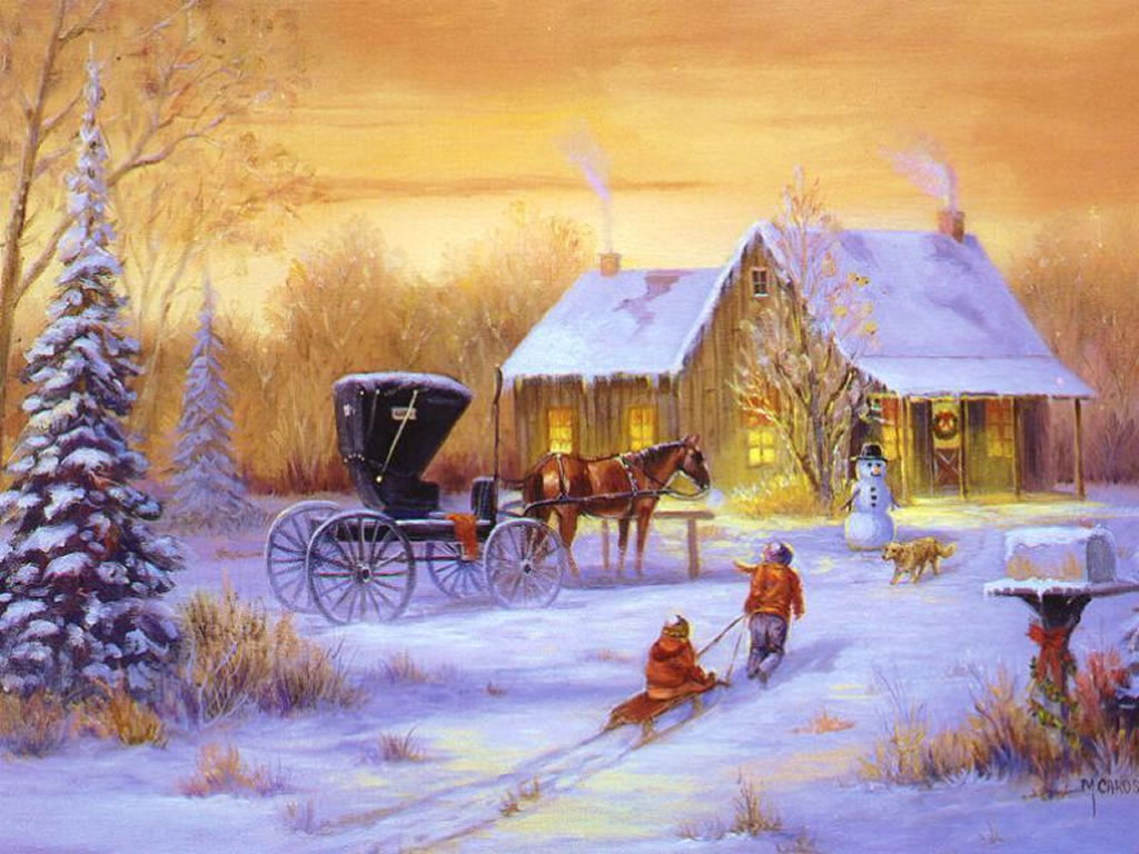 fantasy christmas art pictures