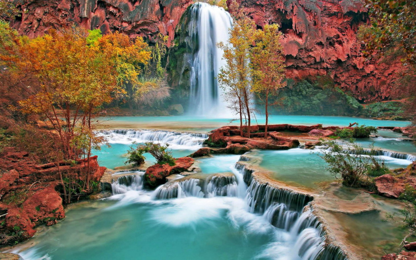 wonderful waterfall image