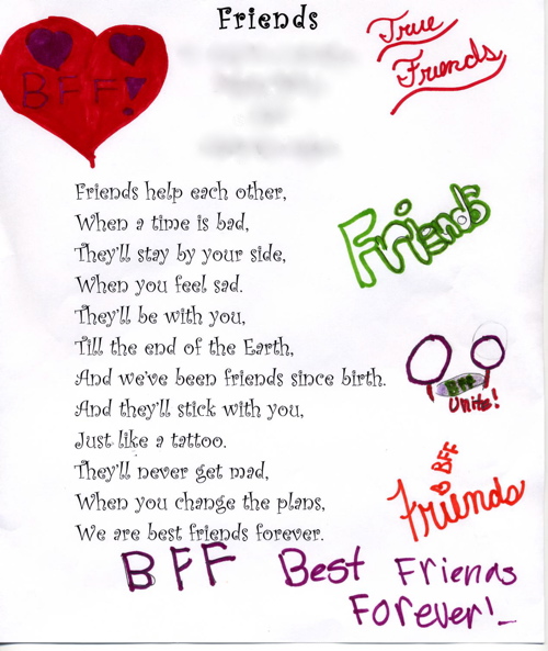 great best friends forever poems