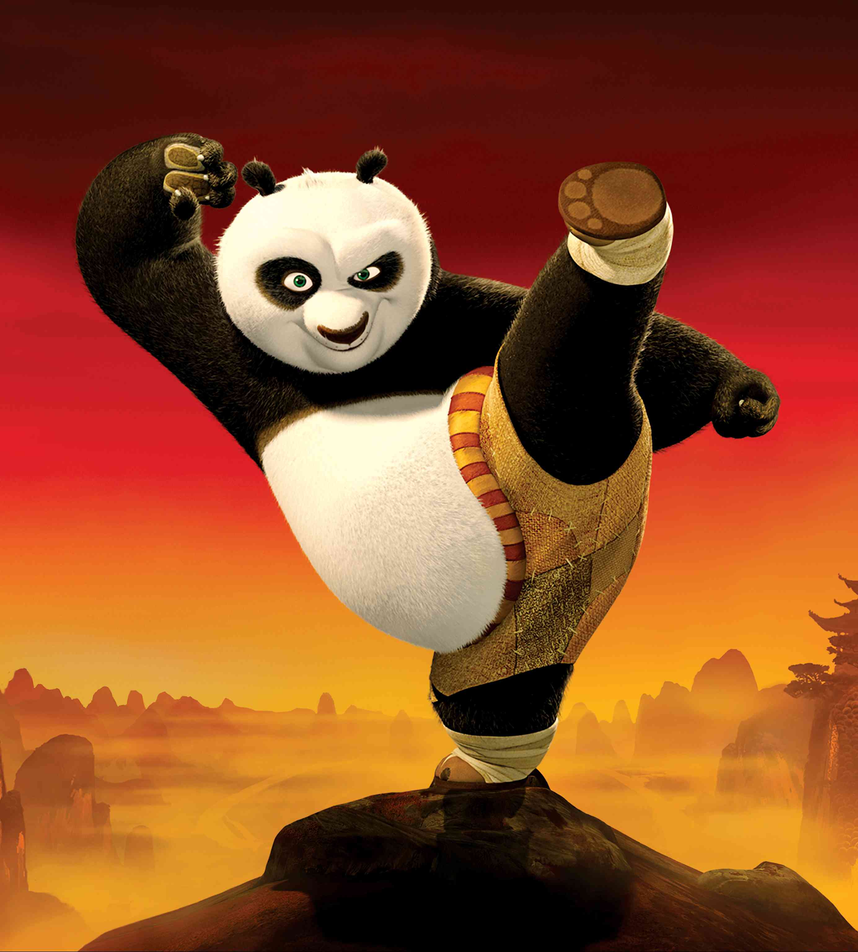 nice background kung fu panda