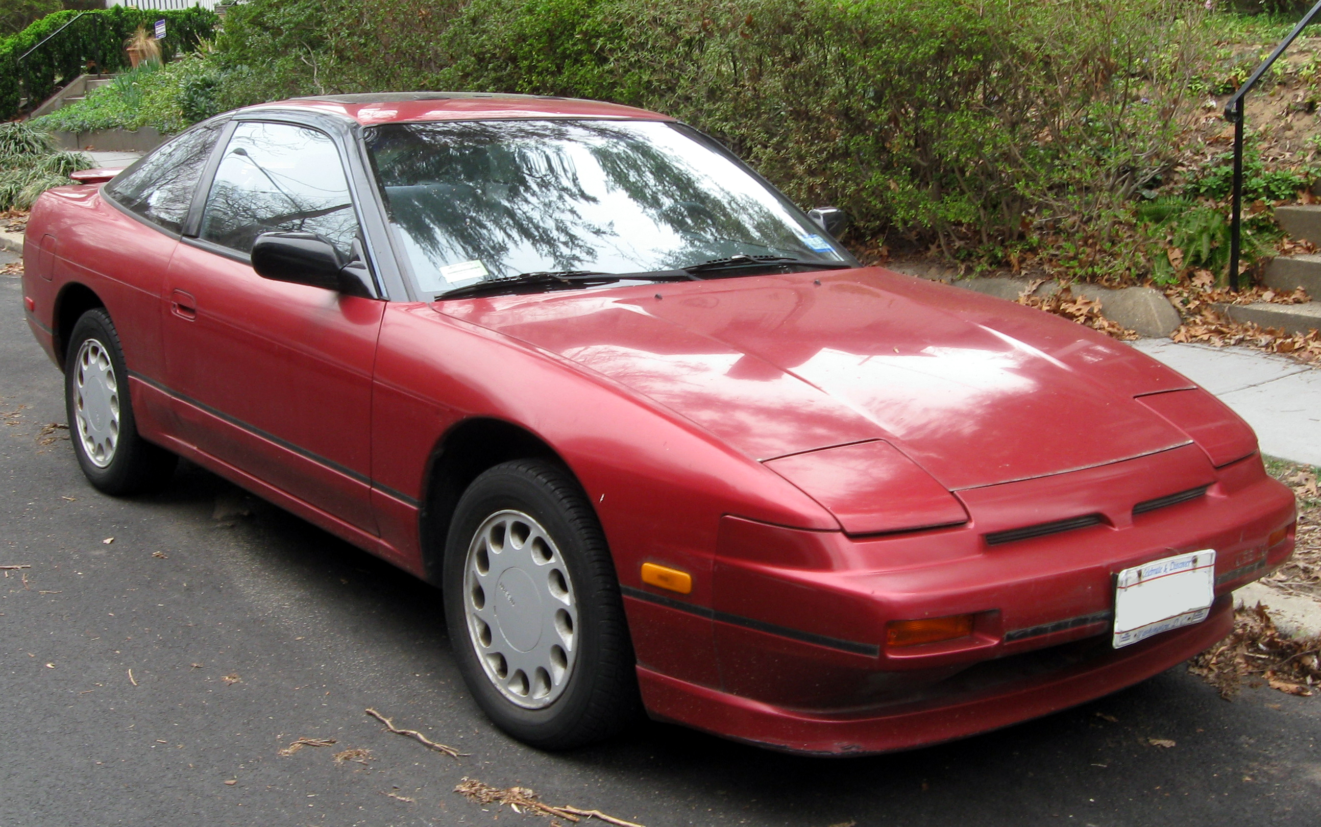 red nissan 240SX image