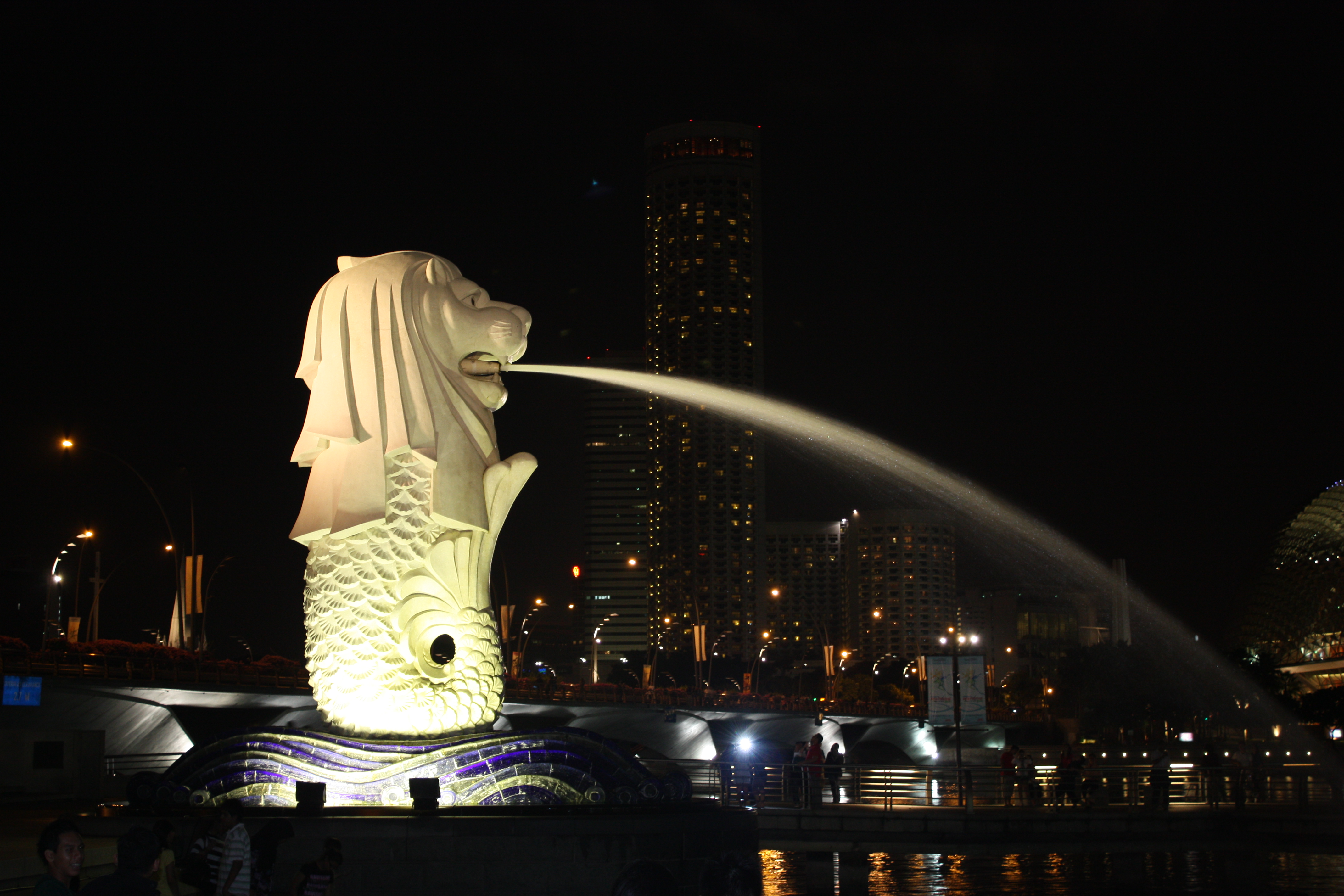 best merlion park photos