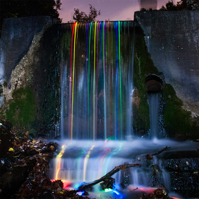 colorful waterfall images