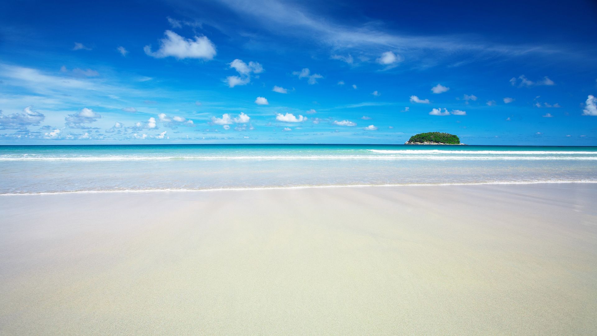 lovely blue beach image pc