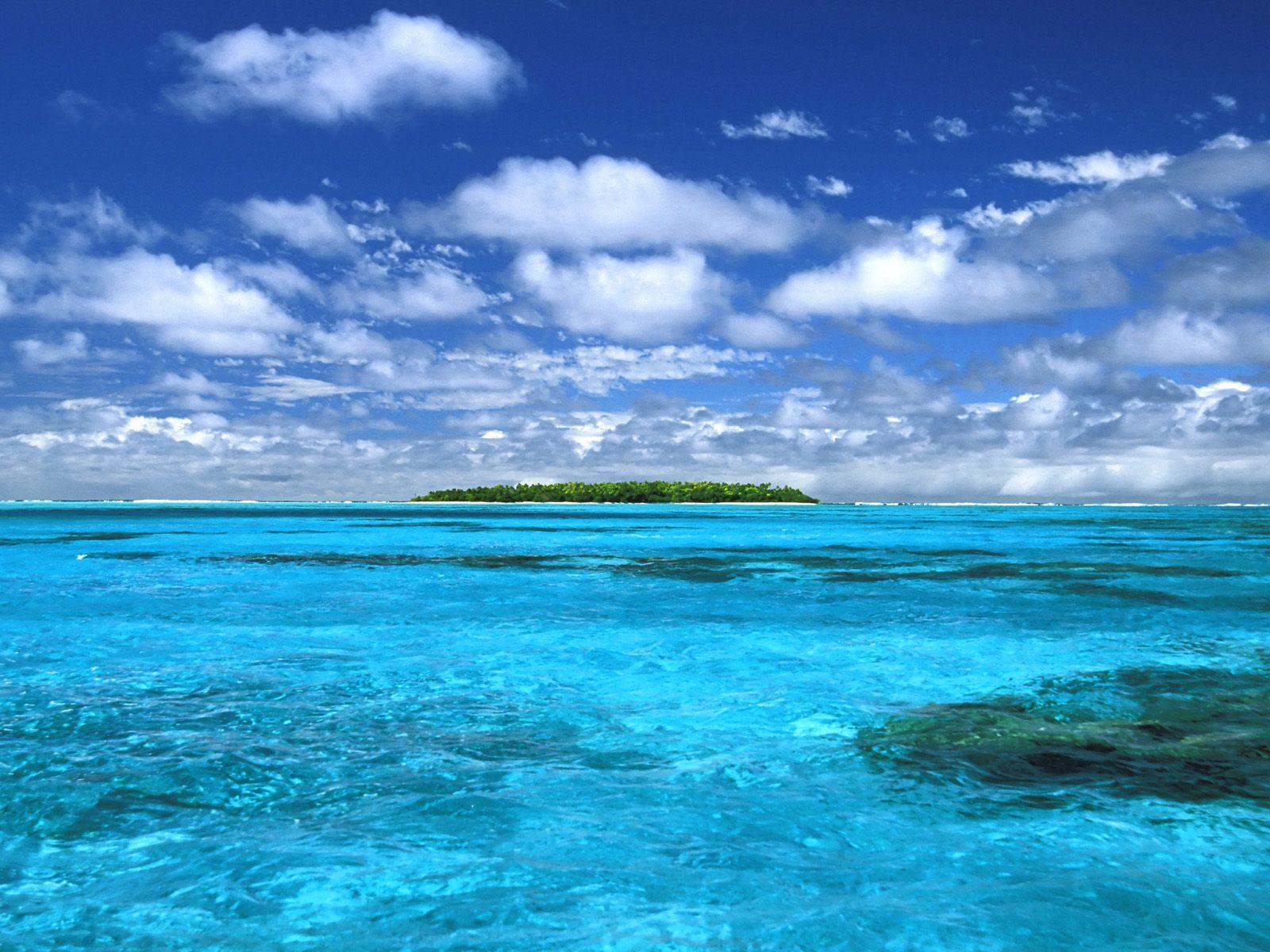 awesome blue beach image