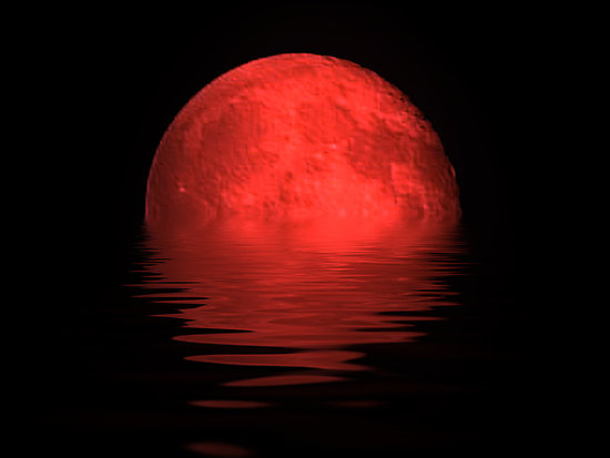 digital red moon photos image