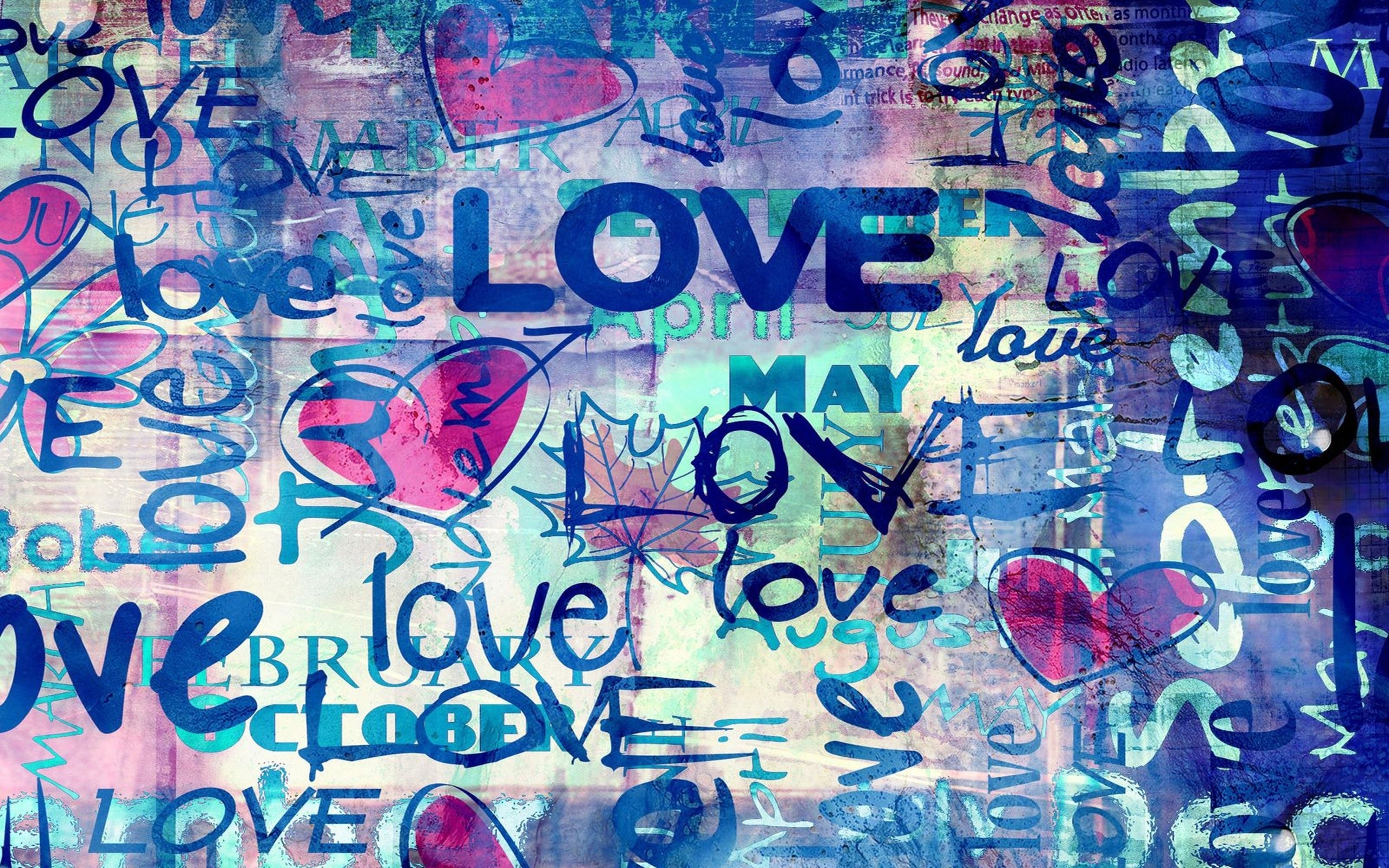animated abstract love quote wallpaper
