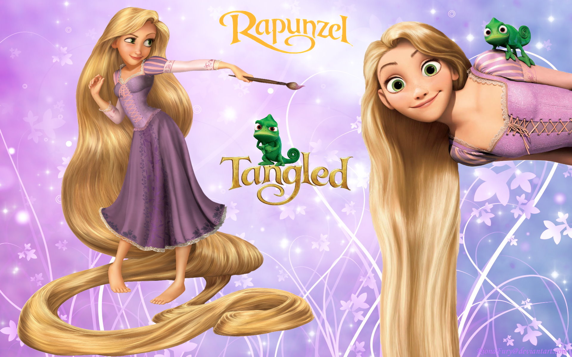 digital princess rapunzel tangled pc