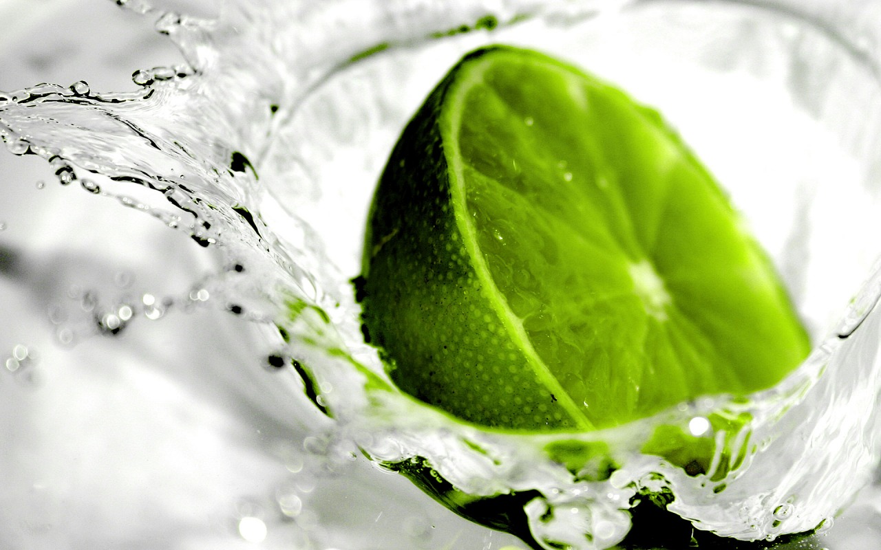 water green lemon desktop wallpaper