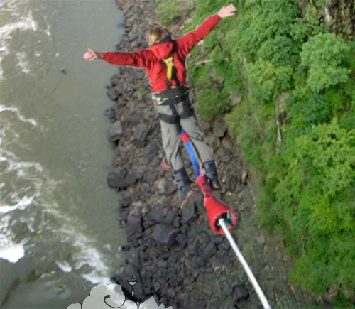 animated bungee jumping image