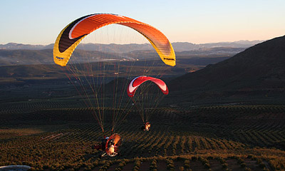 clouds paramotoring picture image
