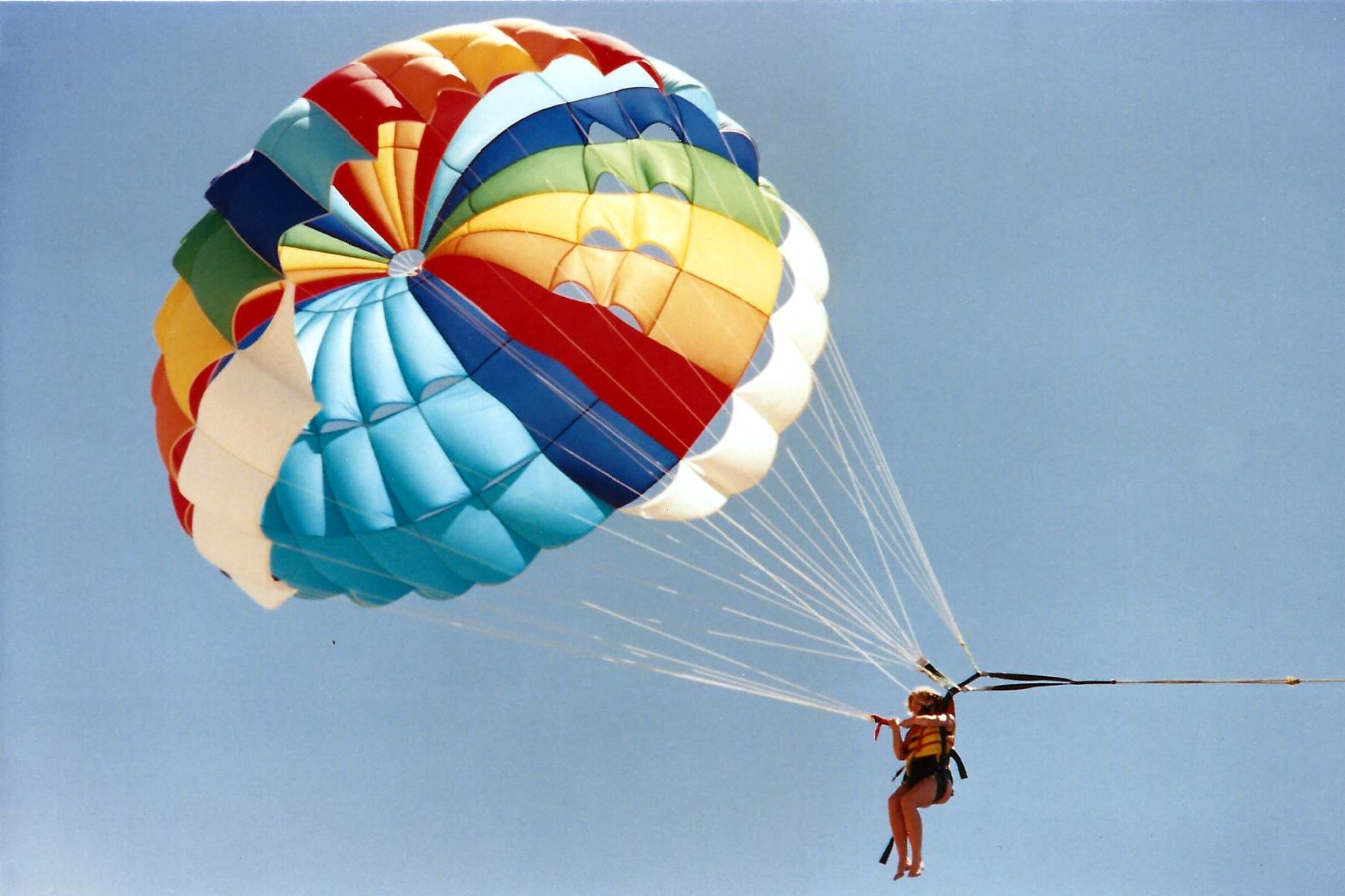 colorful para sailing picture