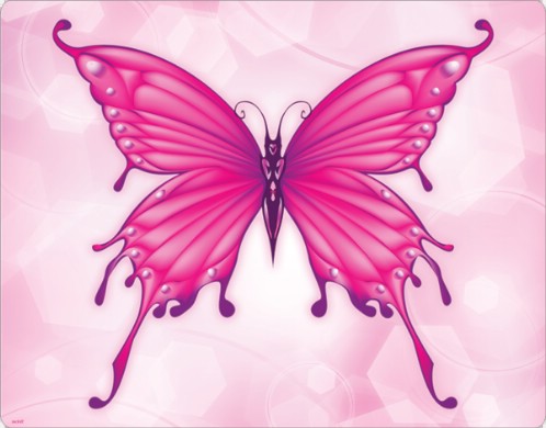 abstract pink butterfly image