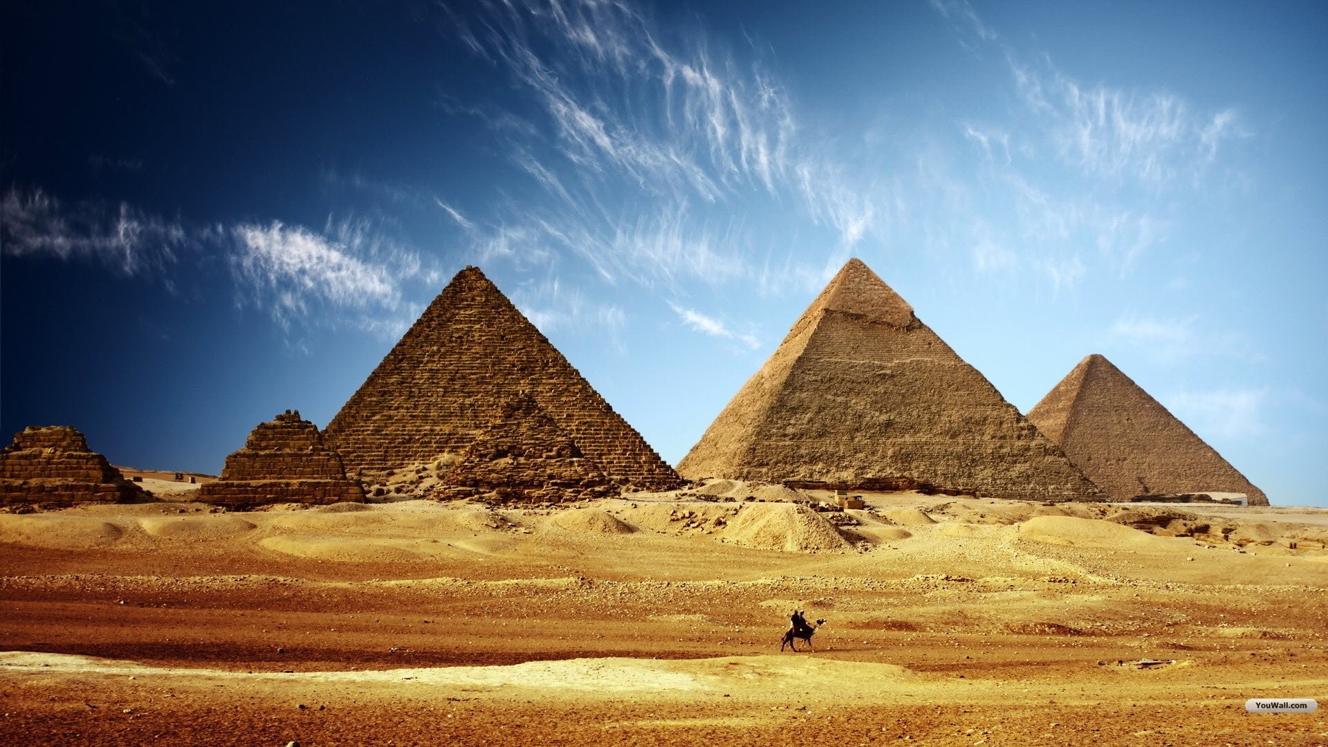 clouds egypt pyramids picture