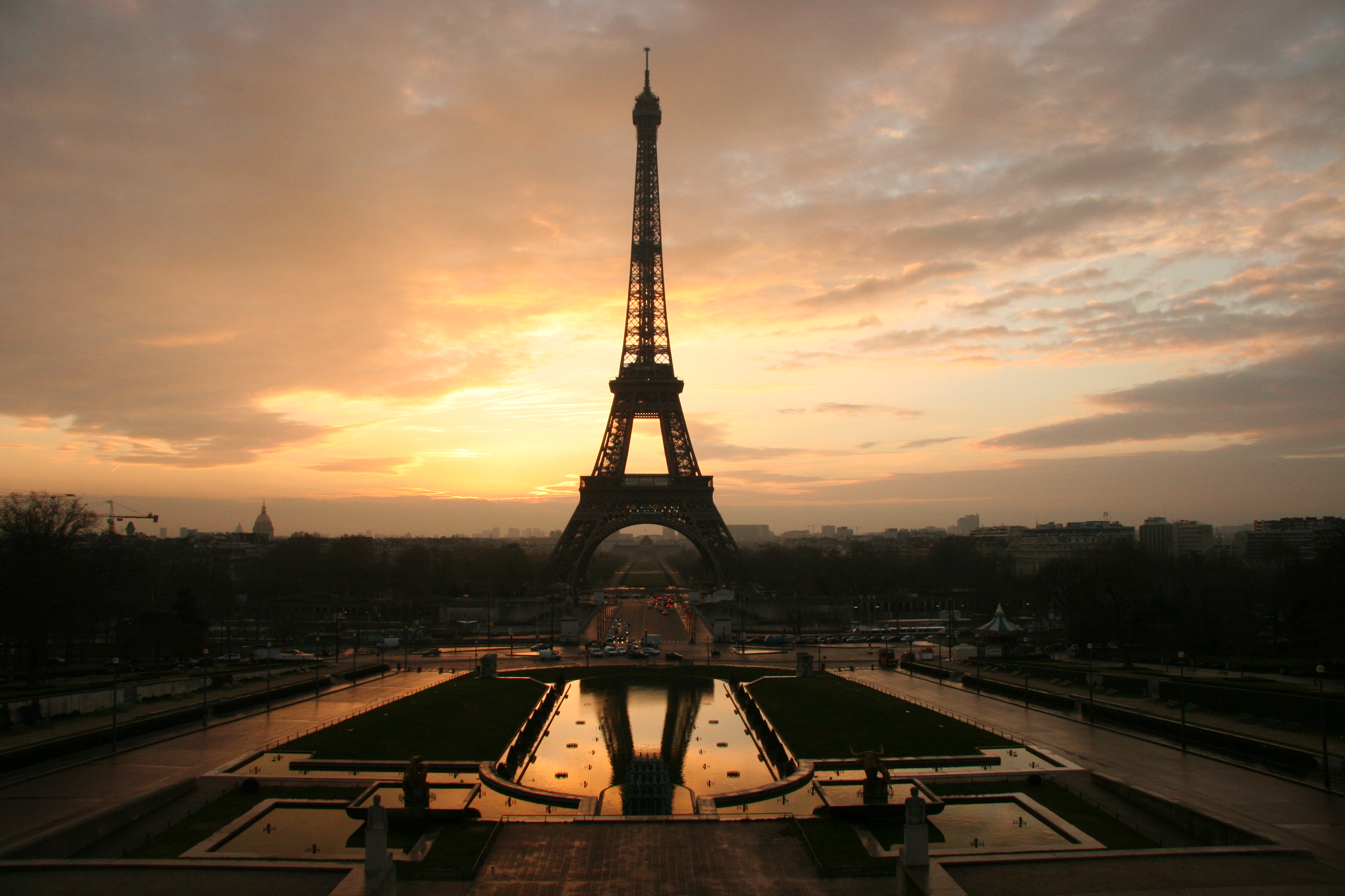 paris sunset