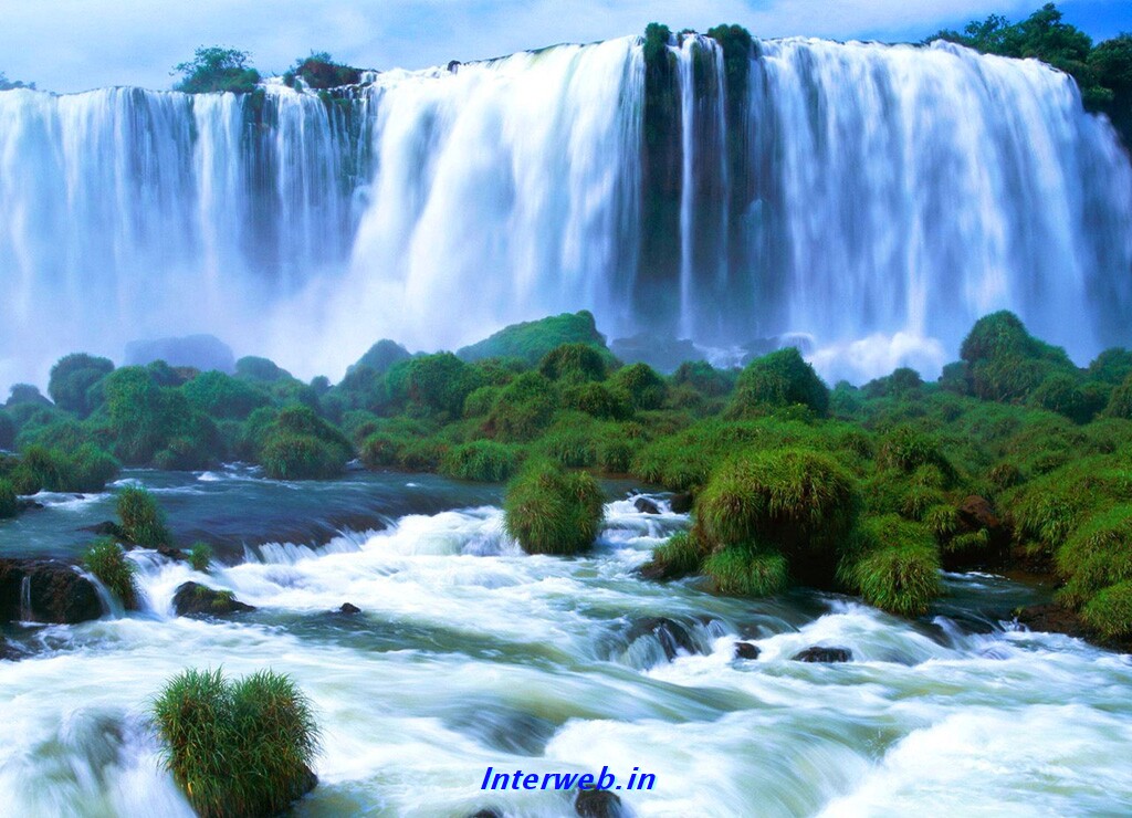 awesome waterfall wallpaper image