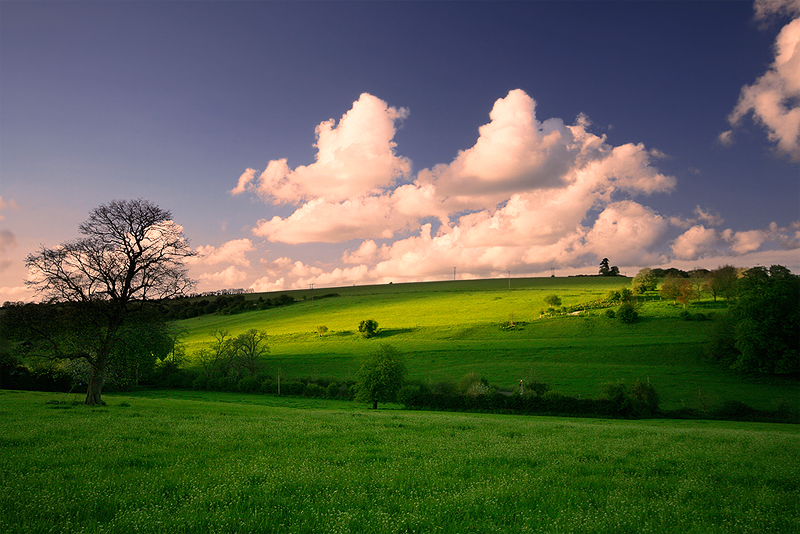 cloudy beautiful landscape image