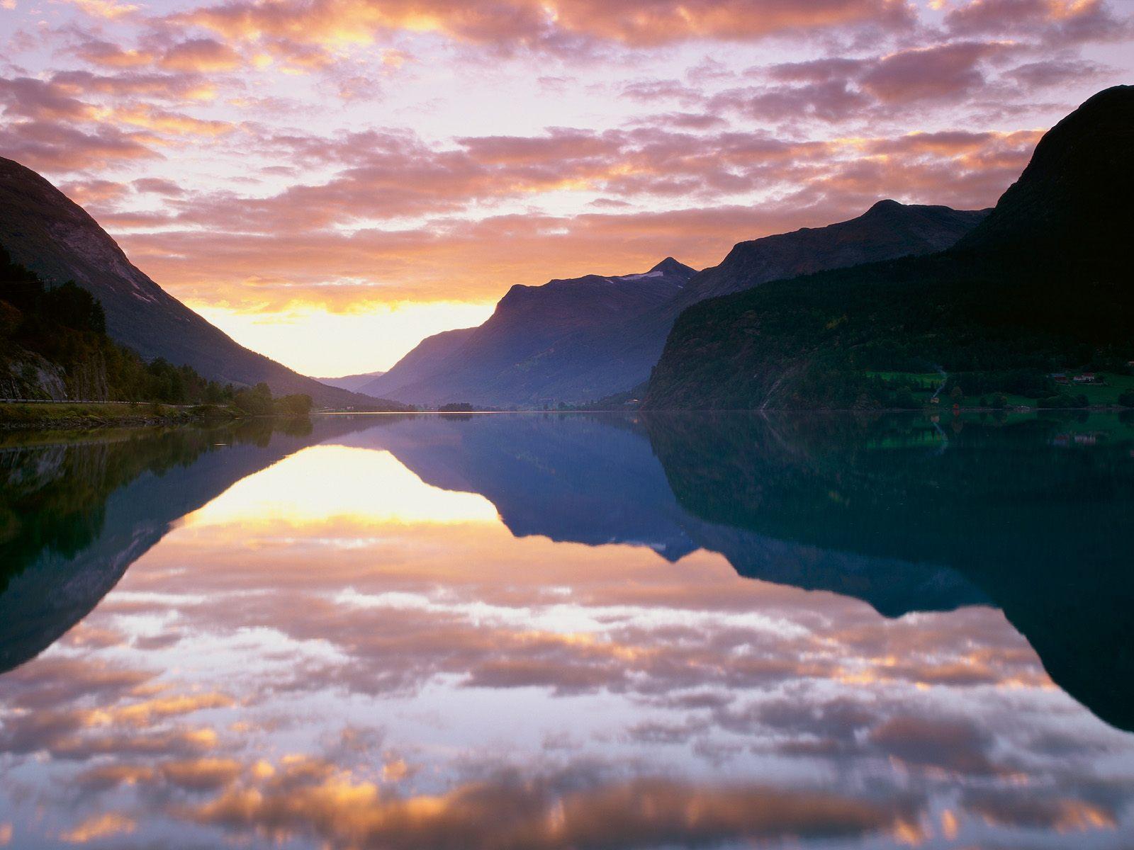 clouds norway image pc