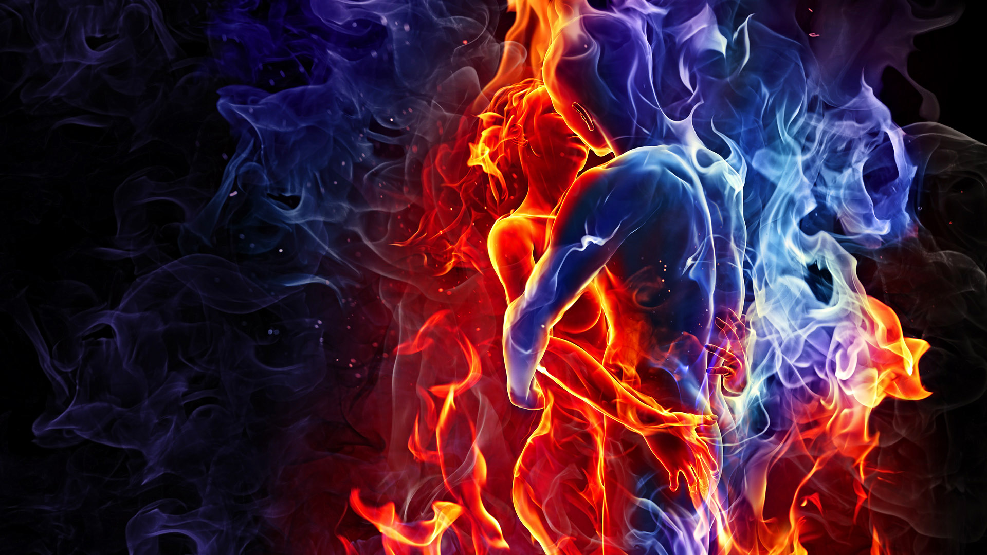 fractal fire and Ice Images