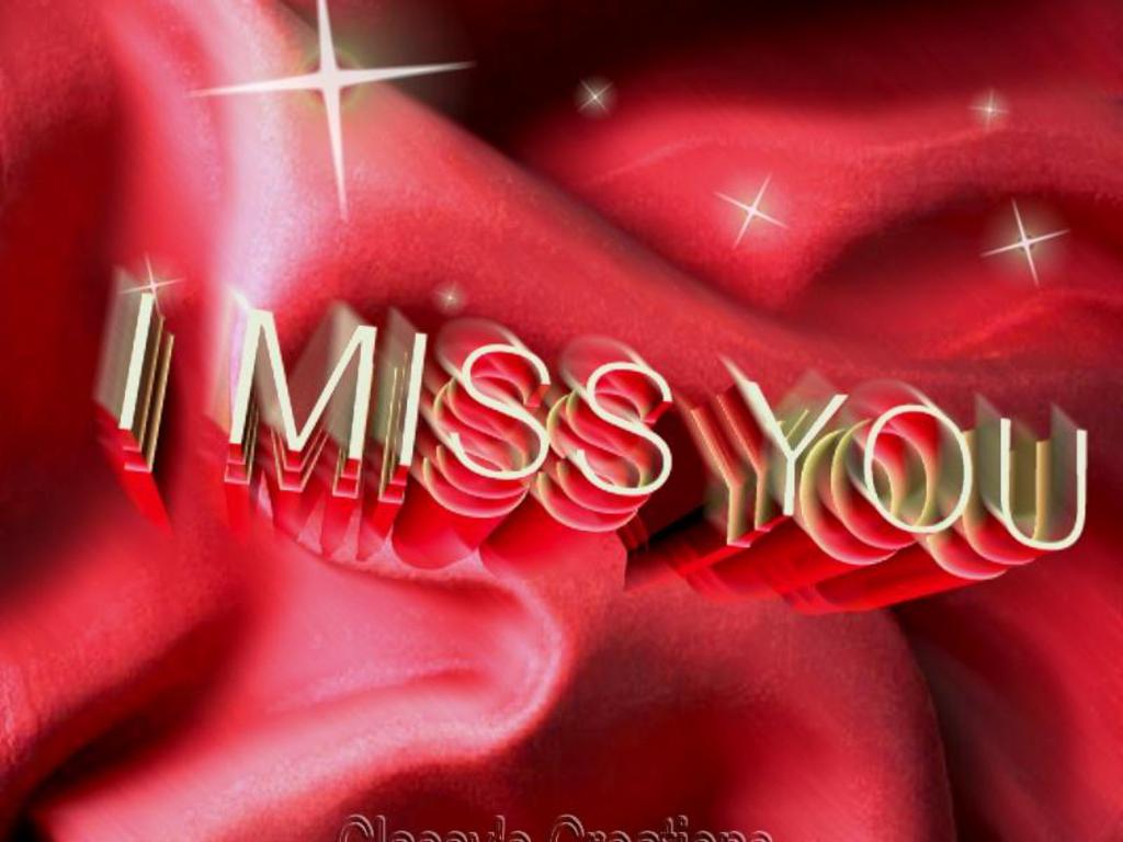 red background miss you wallpapers