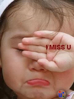 cute baby miss you image