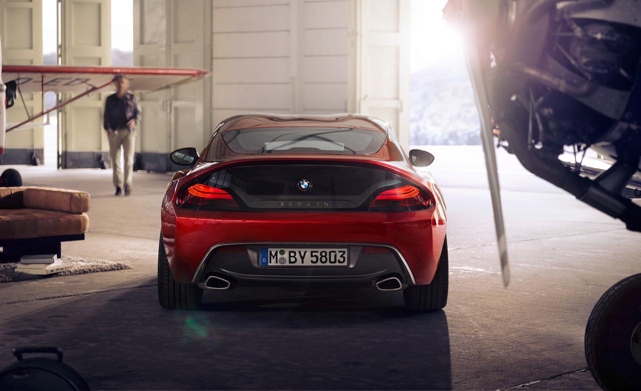 bmw zagato coupe concept rear image