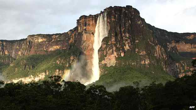 waterfall venezuela pictures image