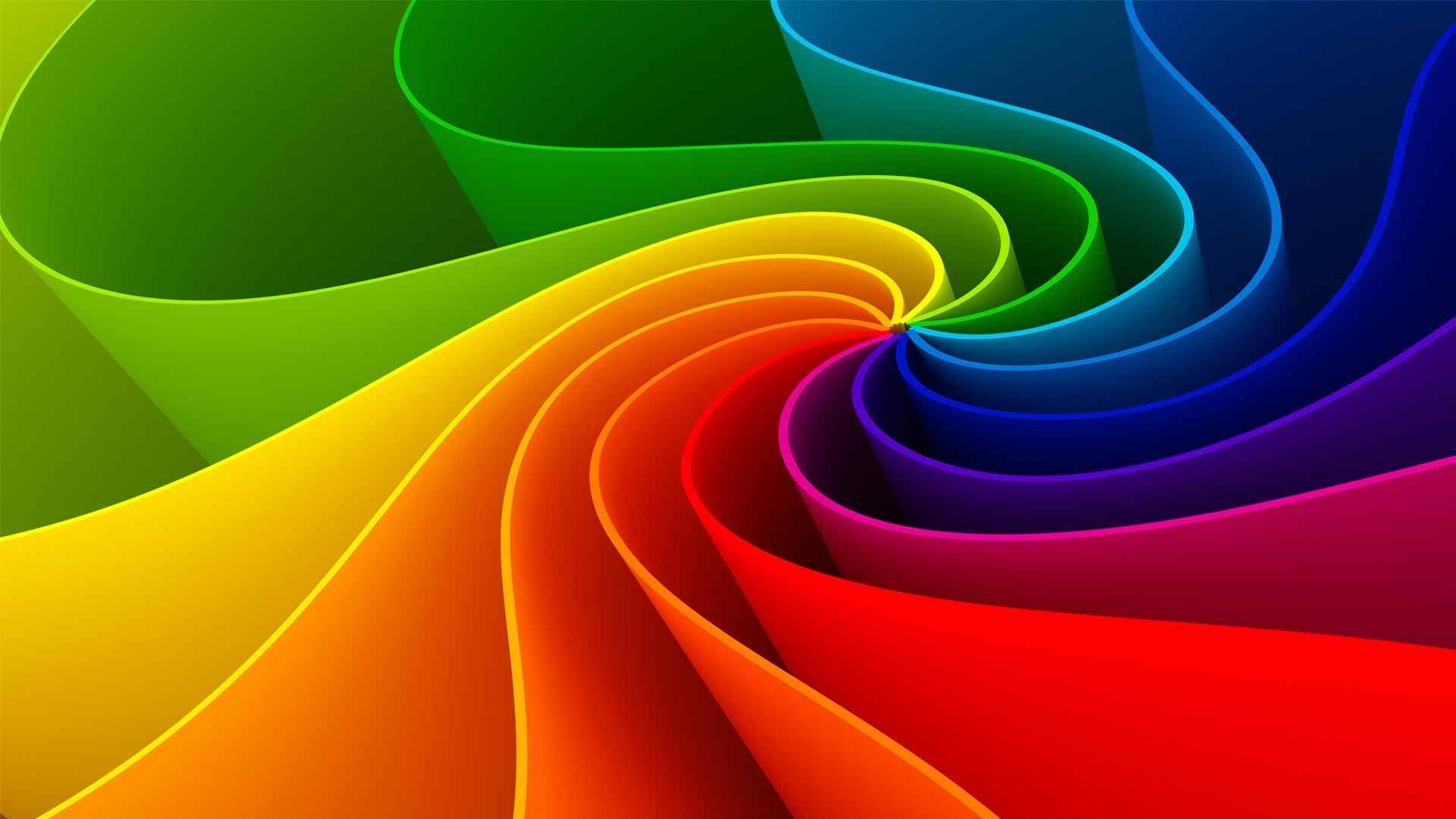 colored lines hd rainbow