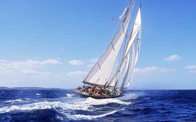 blue water sailboat wallpapers