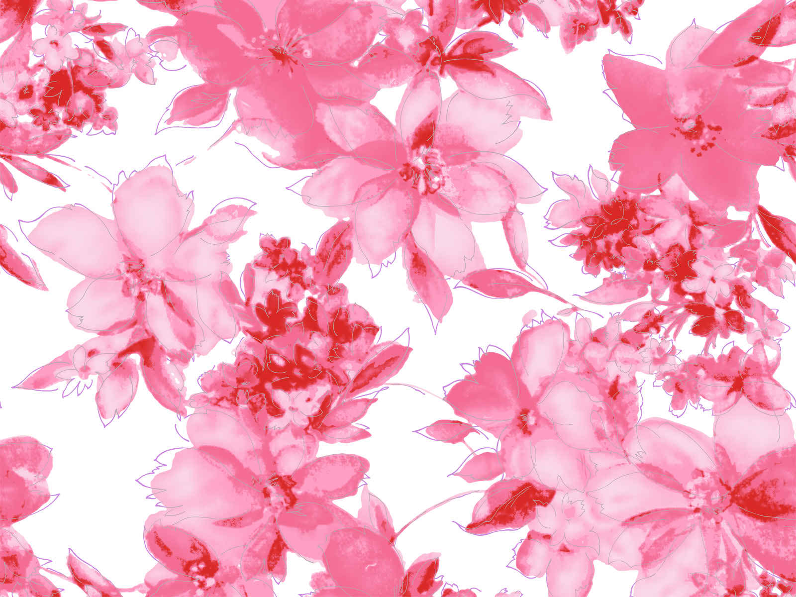 awesome pink flowers background