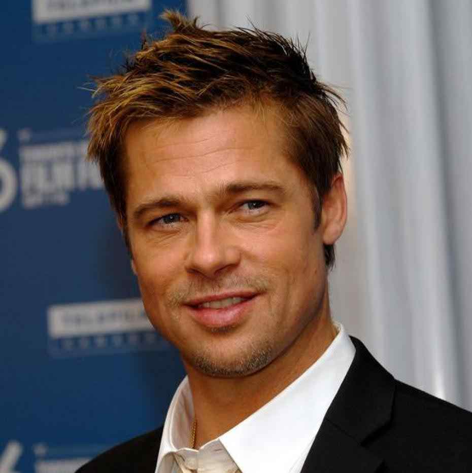 hairstyle brad pitt pictures