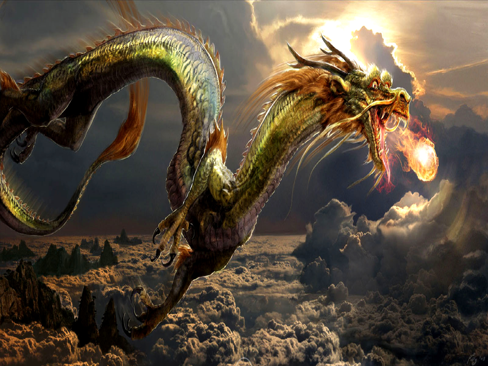fractal dragon image
