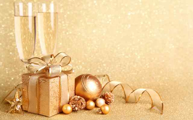 gifts christmas golden wallpapers