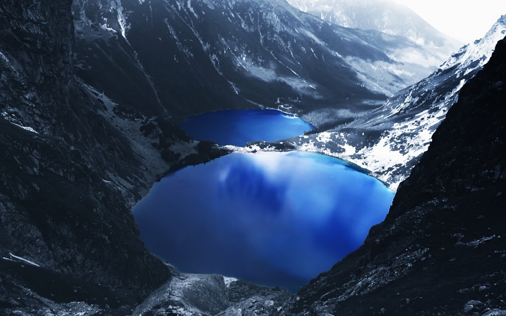 mountain lake desktop image