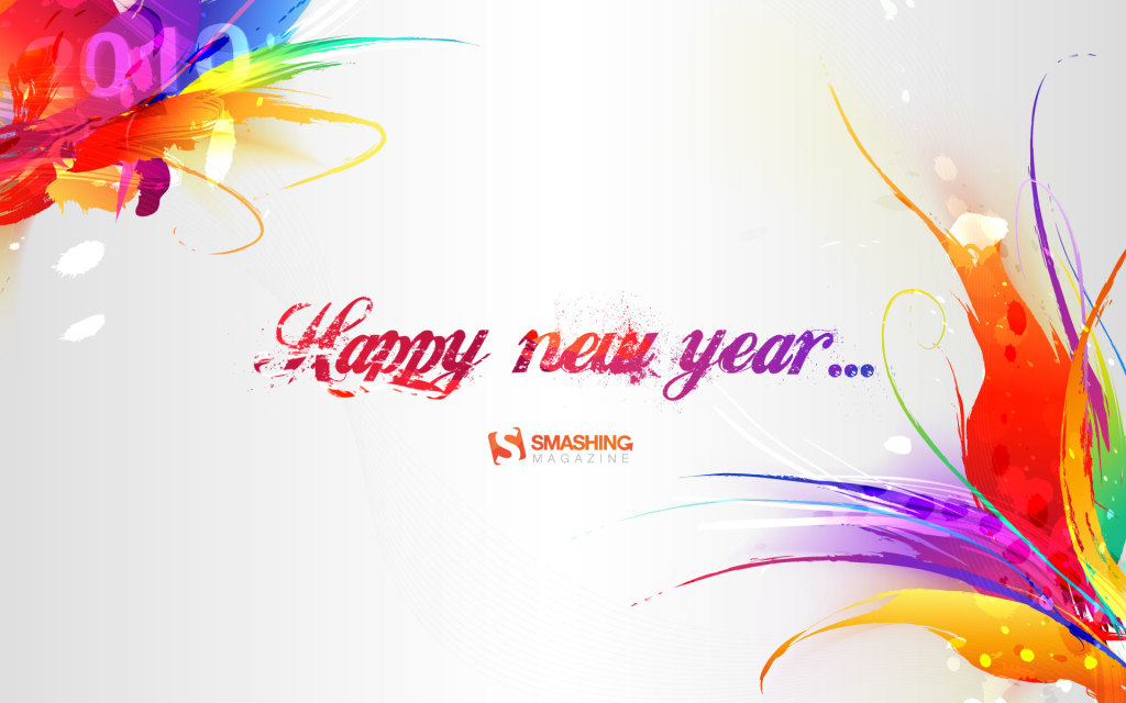 colorful art hd new year wallpapers